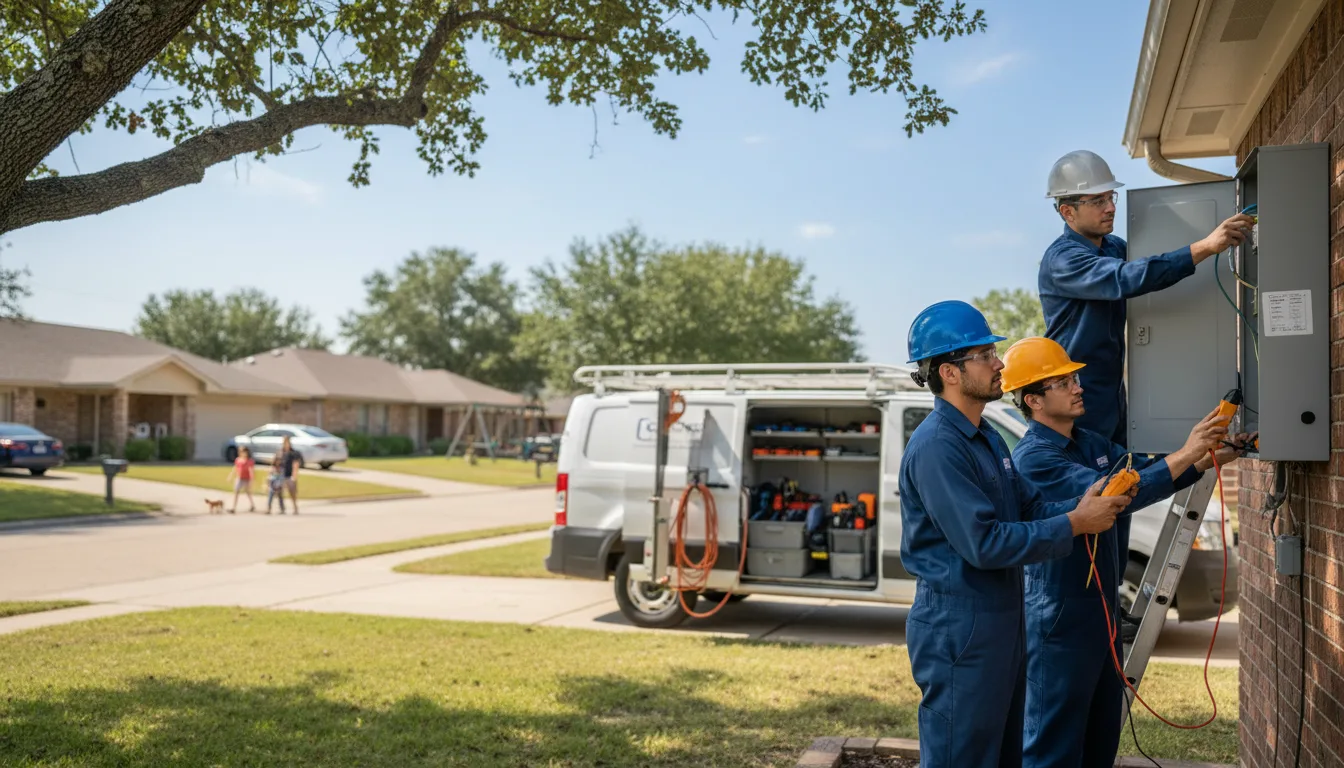 Certified electrician providing emergency electrical services in Morning Sun, IA